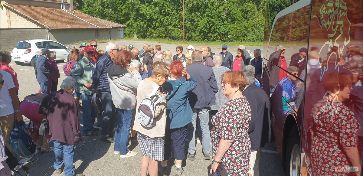 Arrivée MERCUROL à 10h15