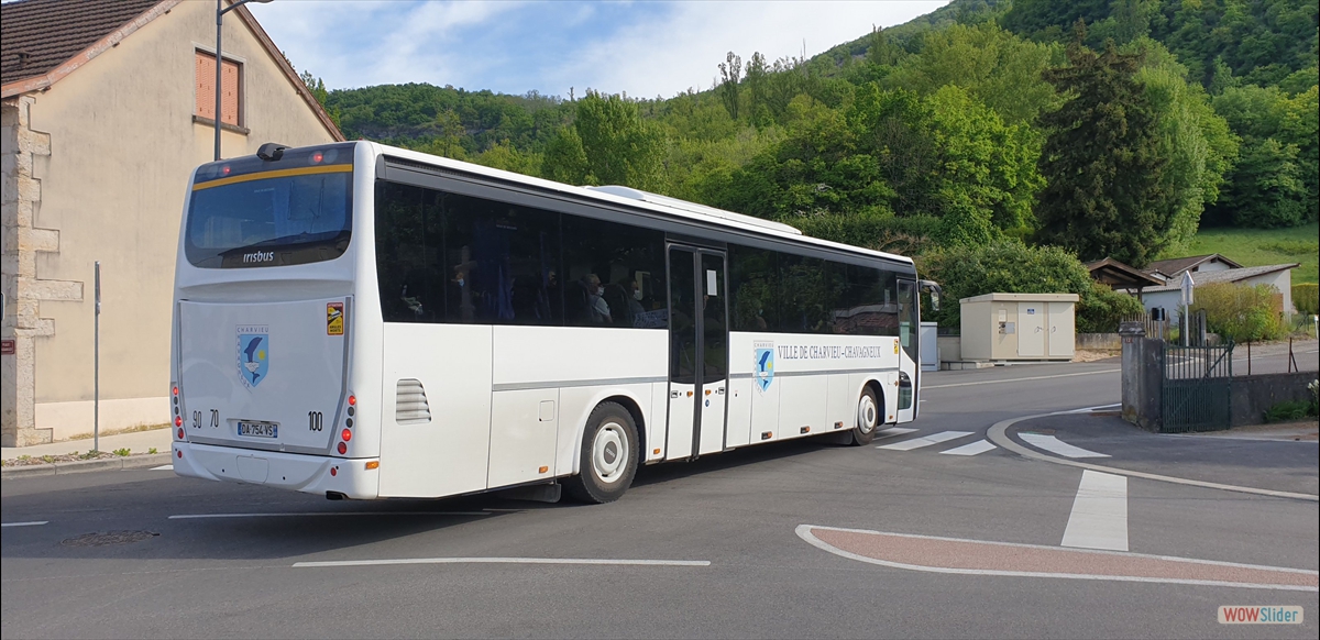 Arrivée du bus