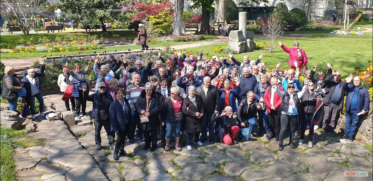 Le groupe dans la voie romaine