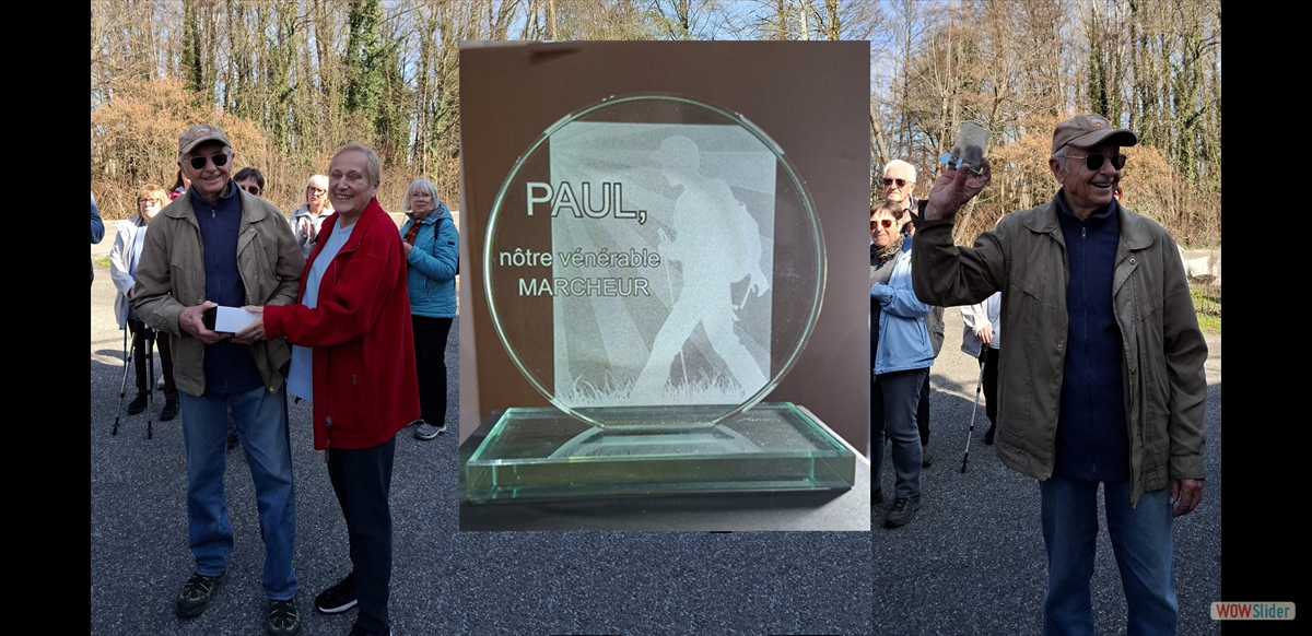 Mise à l'honneur de Paul